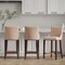 Manhattan Comfort Shubert Barstool in Tan - Set of 3 3-BS019-TN - alternate 1